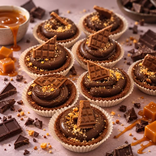 Minitarte cu caramel